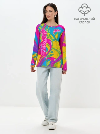 Лонгслив женский. Хлопок / JoJo Bizarre Adventure