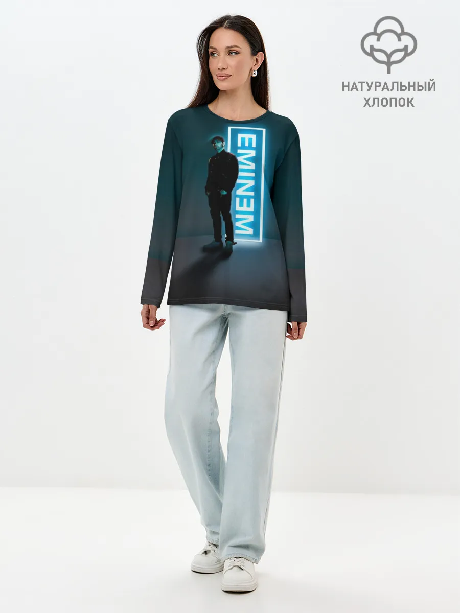 Лонгслив женский. Хлопок / Eminem