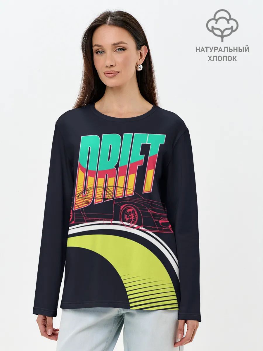 Лонгслив женский. Хлопок / Drift Style