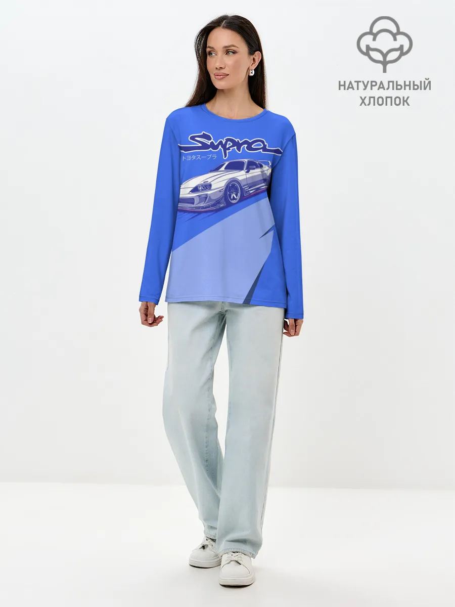 Лонгслив женский. Хлопок / Supra