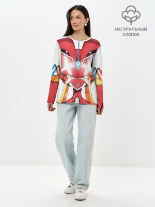 Лонгслив женский. Хлопок / франкс стрелиция