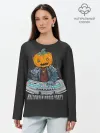 Лонгслив женский. Хлопок / Halloween party