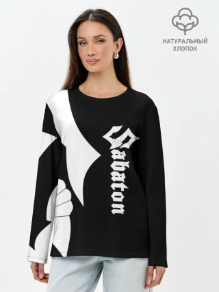 Лонгслив женский. Хлопок / Sabaton