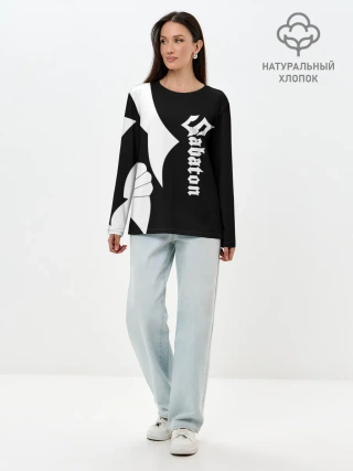 Лонгслив женский. Хлопок / Sabaton