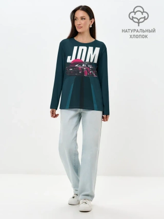 Лонгслив женский. Хлопок / JDM