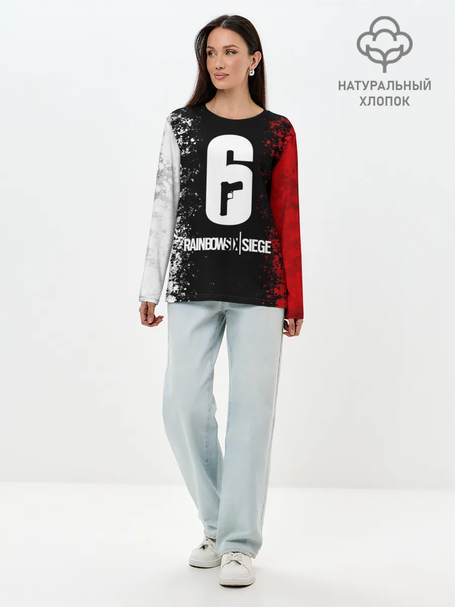 Лонгслив женский. Хлопок / Rainbow Six | Siege.