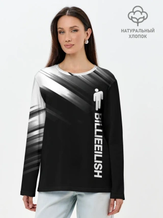 Лонгслив женский. Хлопок / Billie Eilish.