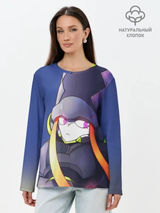 Лонгслив женский. Хлопок / гениста франкс