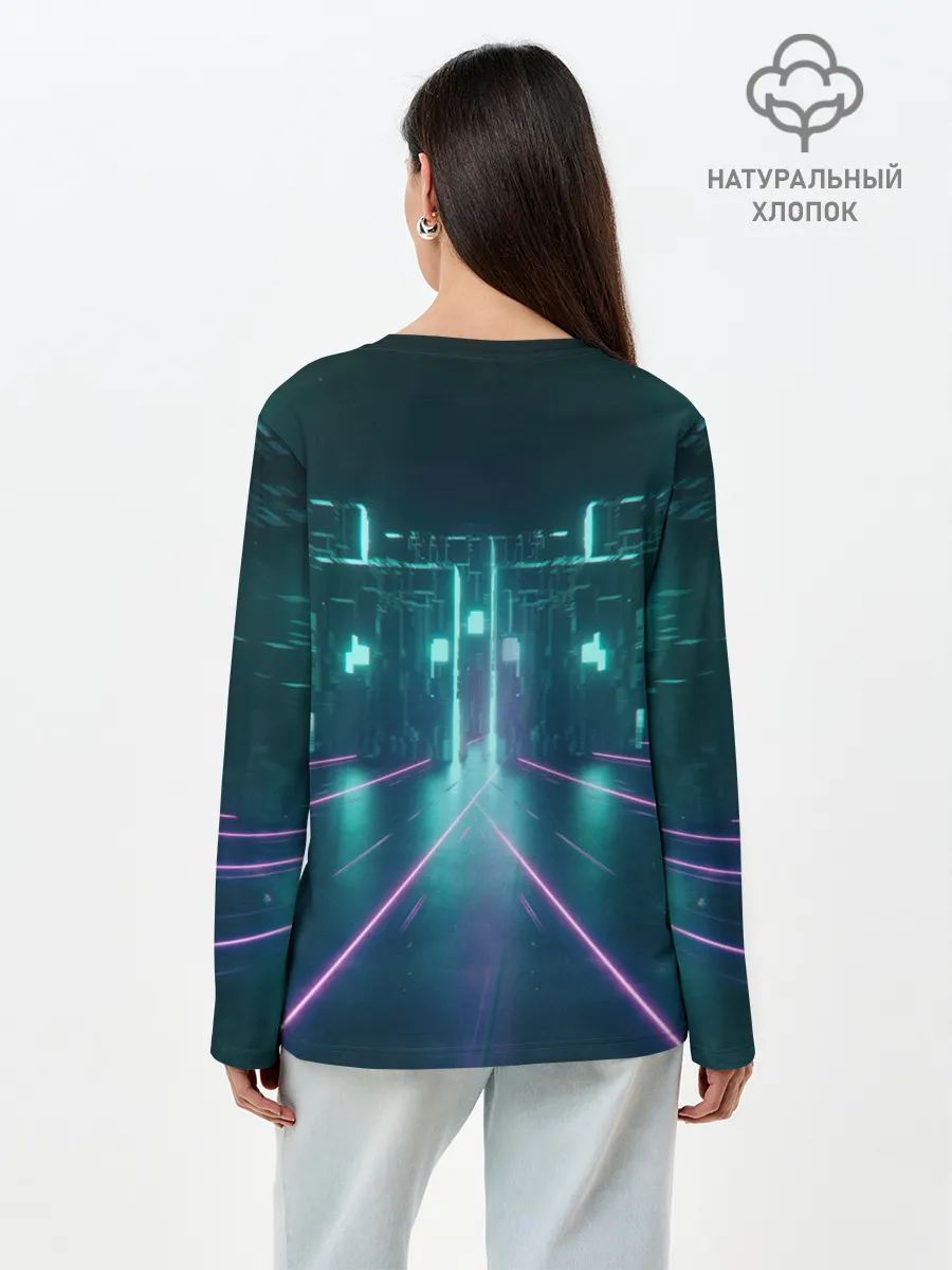 Лонгслив женский. Хлопок / OutRun