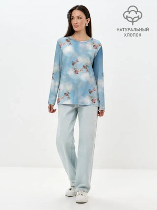 Лонгслив женский. Хлопок / Renaissance Angels