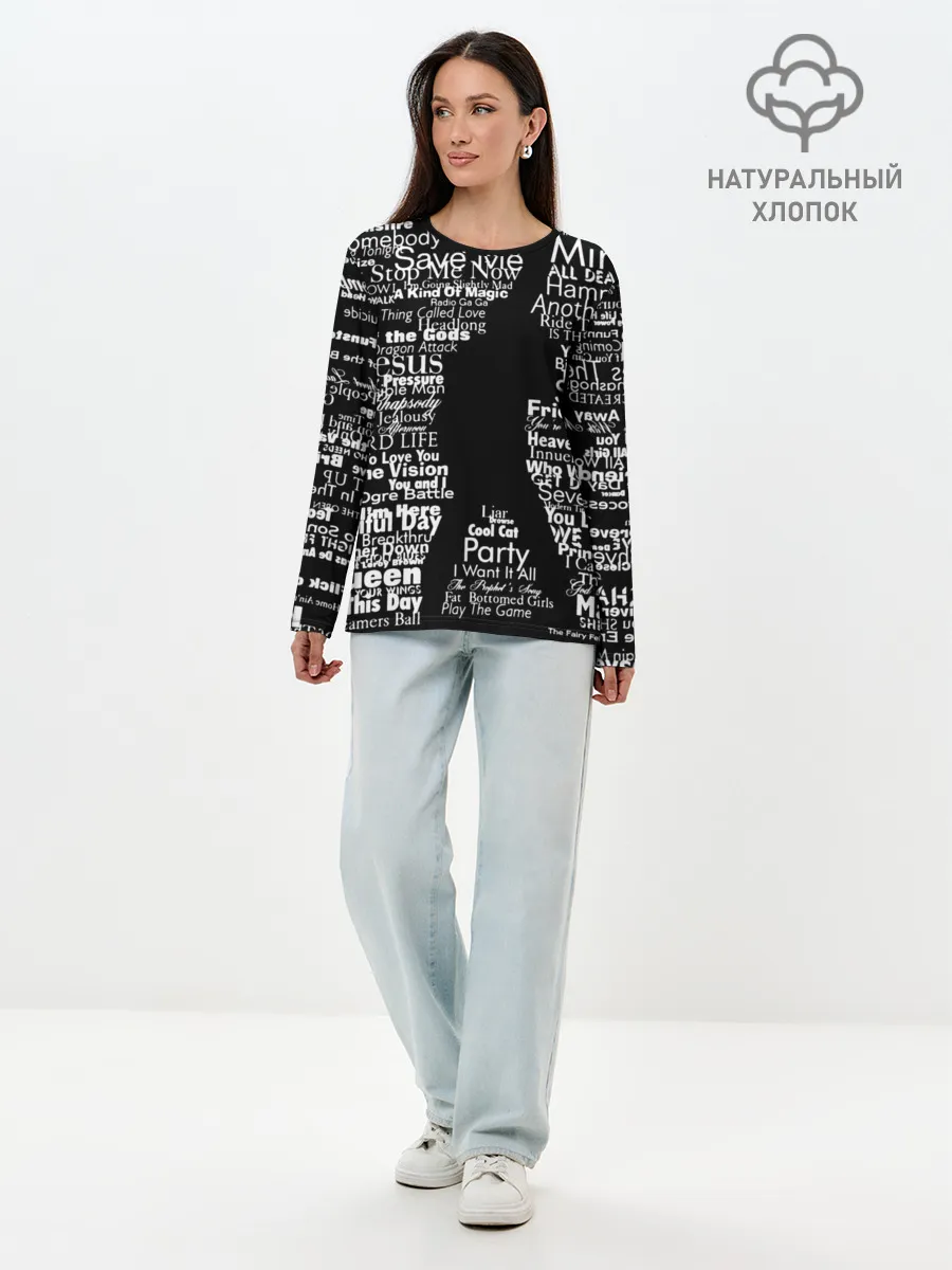 Лонгслив женский. Хлопок / Queen