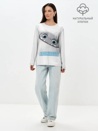 Лонгслив женский. Хлопок / ABOMINABLE
