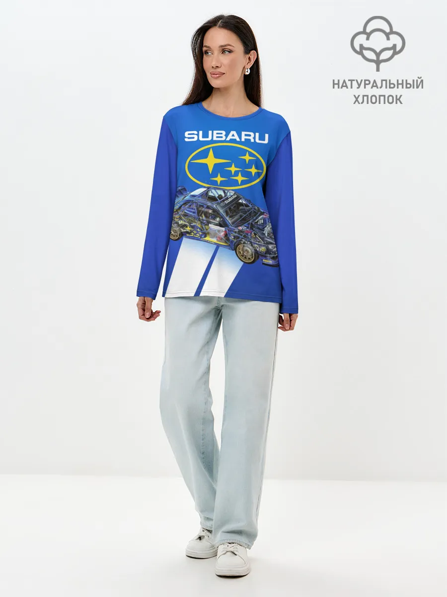 Лонгслив женский. Хлопок / Subaru