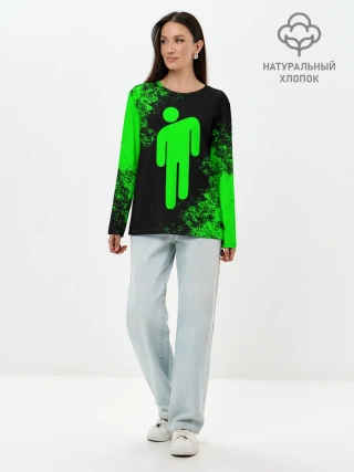 Лонгслив женский. Хлопок / BILLIE EILISH