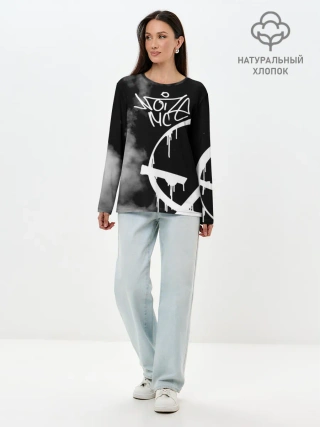 Лонгслив женский. Хлопок / Noize MC