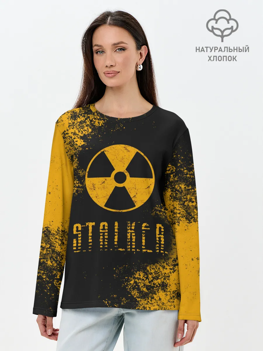 Лонгслив женский. Хлопок / S.T.A.L.K.E.R.