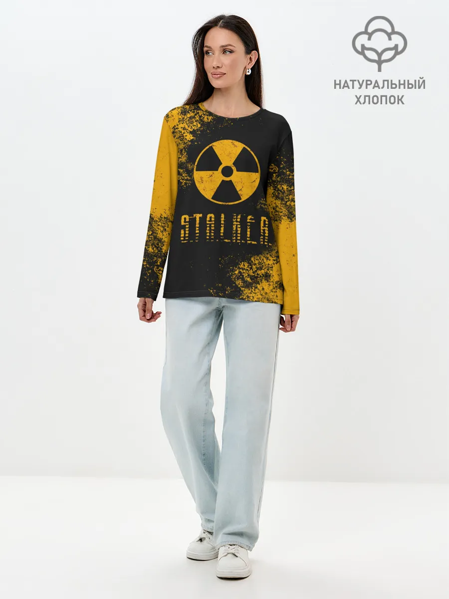 Лонгслив женский. Хлопок / S.T.A.L.K.E.R.