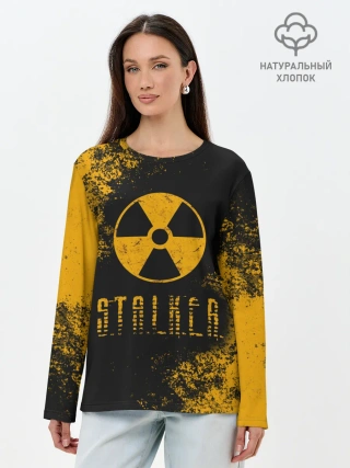Лонгслив женский. Хлопок / S.T.A.L.K.E.R.