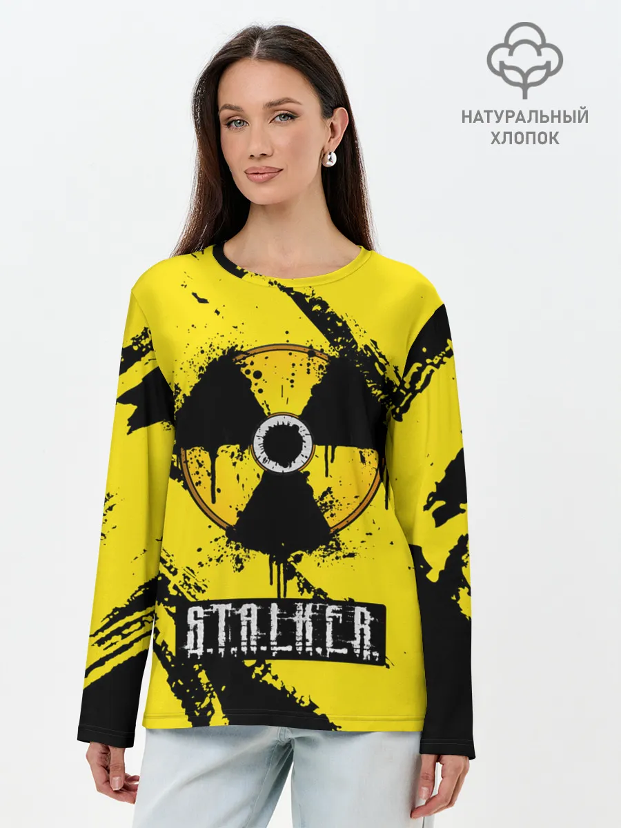 Лонгслив женский. Хлопок / S.T.A.L.K.E.R.