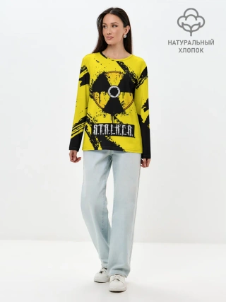 Лонгслив женский. Хлопок / S.T.A.L.K.E.R.