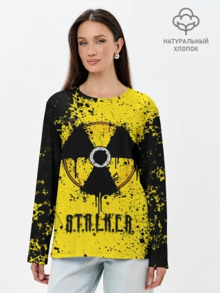 Лонгслив женский. Хлопок / S.T.A.L.K.E.R.