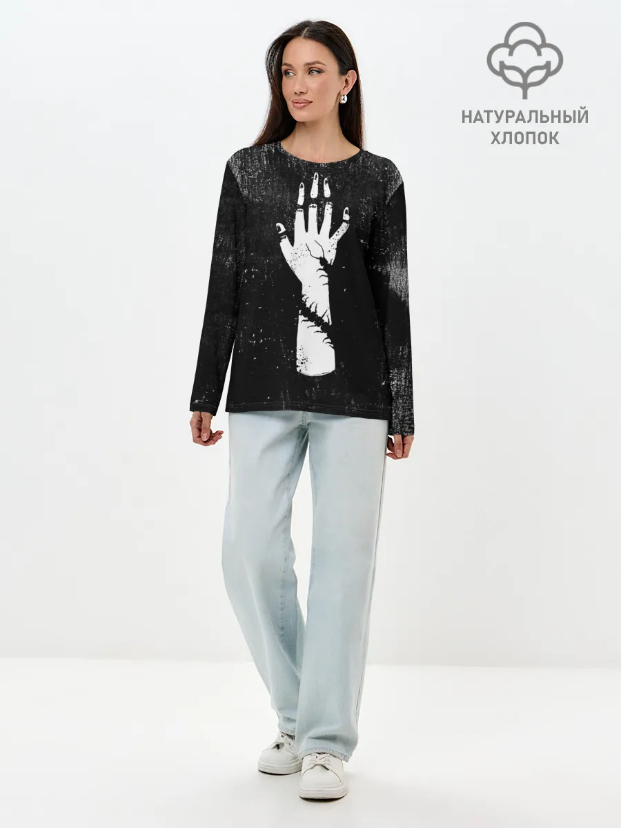 Лонгслив женский. Хлопок / Токийский гуль