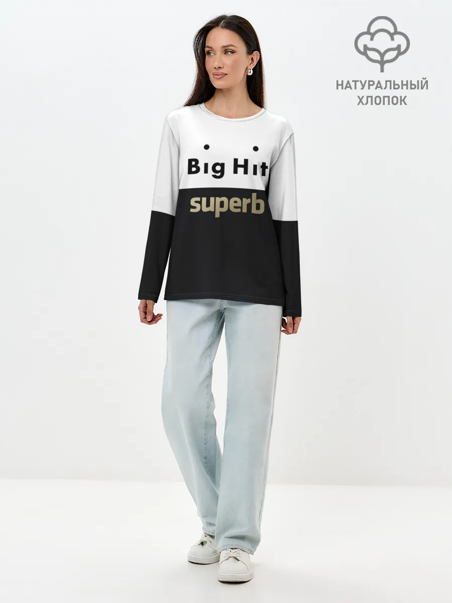 Лонгслив женский. Хлопок / Big Hit superb
