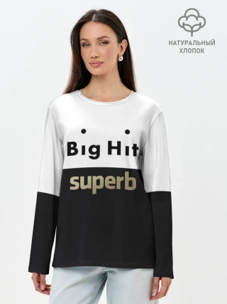 Лонгслив женский. Хлопок / Big Hit superb
