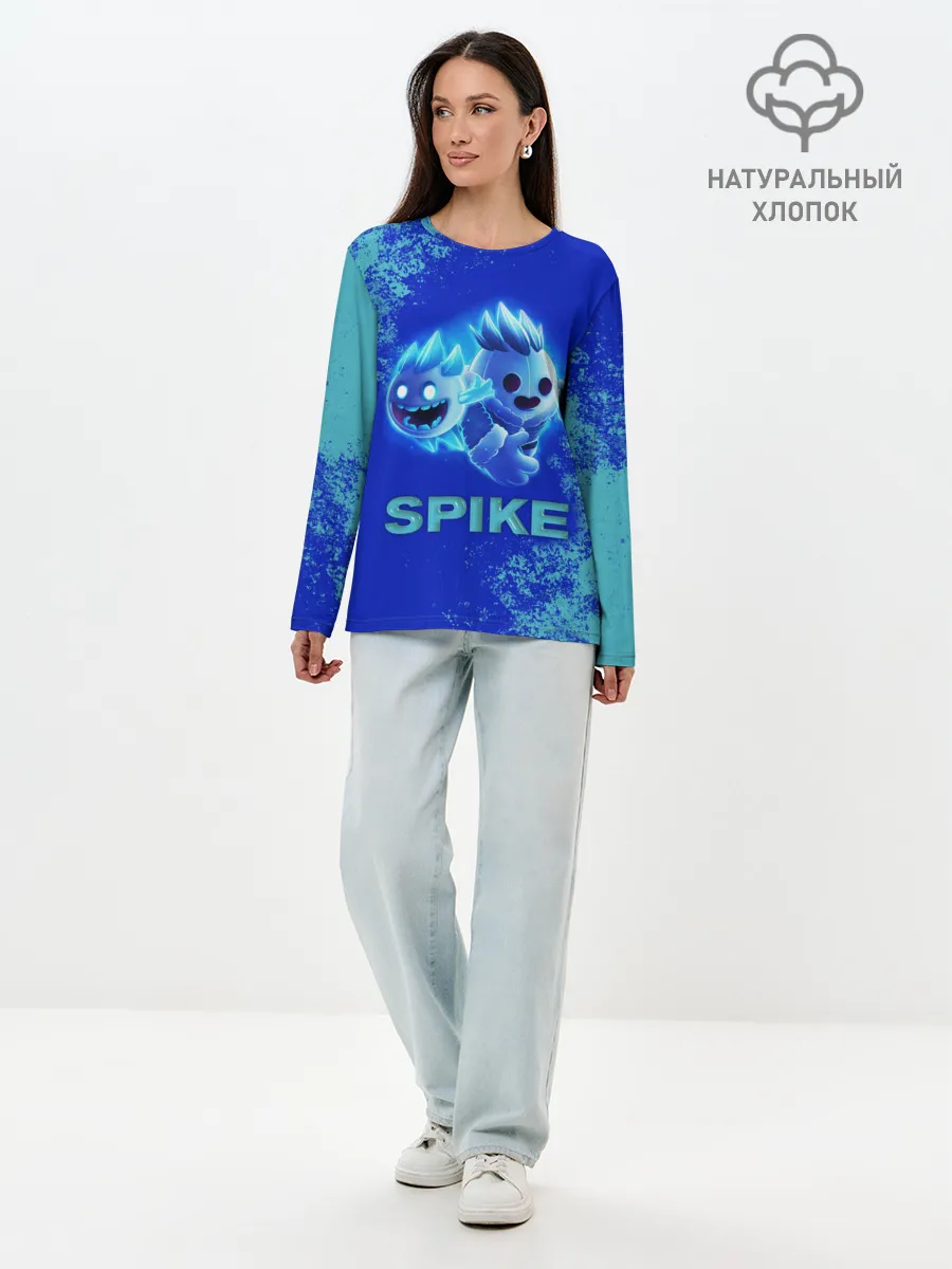 Лонгслив женский. Хлопок / Brawl Stars SPIKE