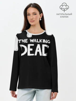 Лонгслив женский. Хлопок / Ходячие мертвецы
