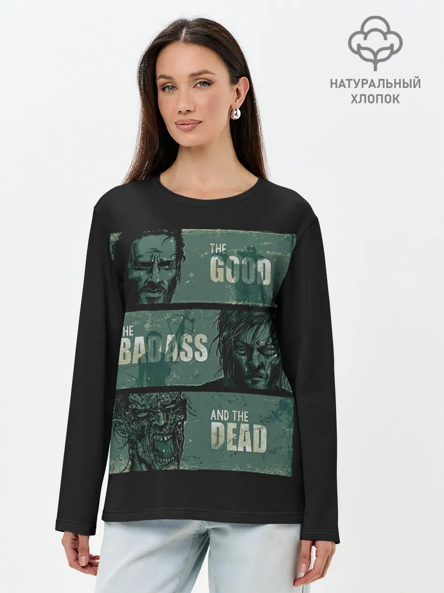 Лонгслив женский. Хлопок / The Walking Dead
