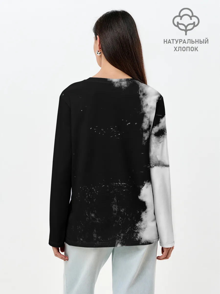 Лонгслив женский. Хлопок / AC/DC