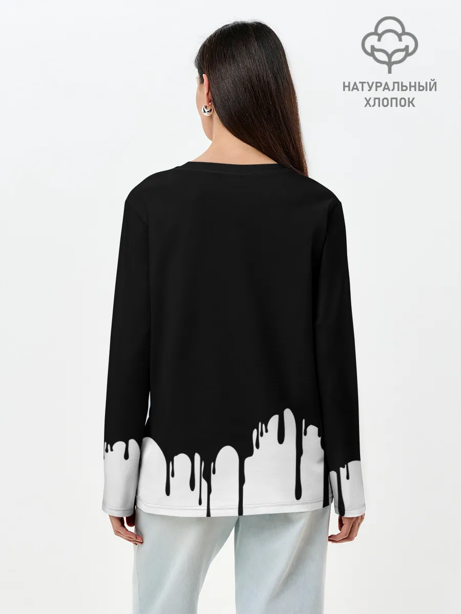 Лонгслив женский. Хлопок / DEATH STRANDING