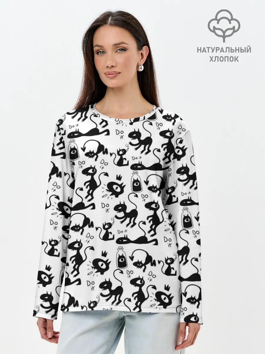 Лонгслив женский. Хлопок / DISENCHANTMENT LUCI