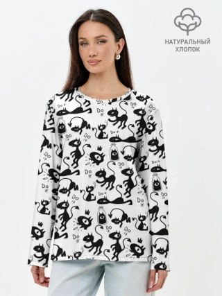 Лонгслив женский. Хлопок / DISENCHANTMENT LUCI