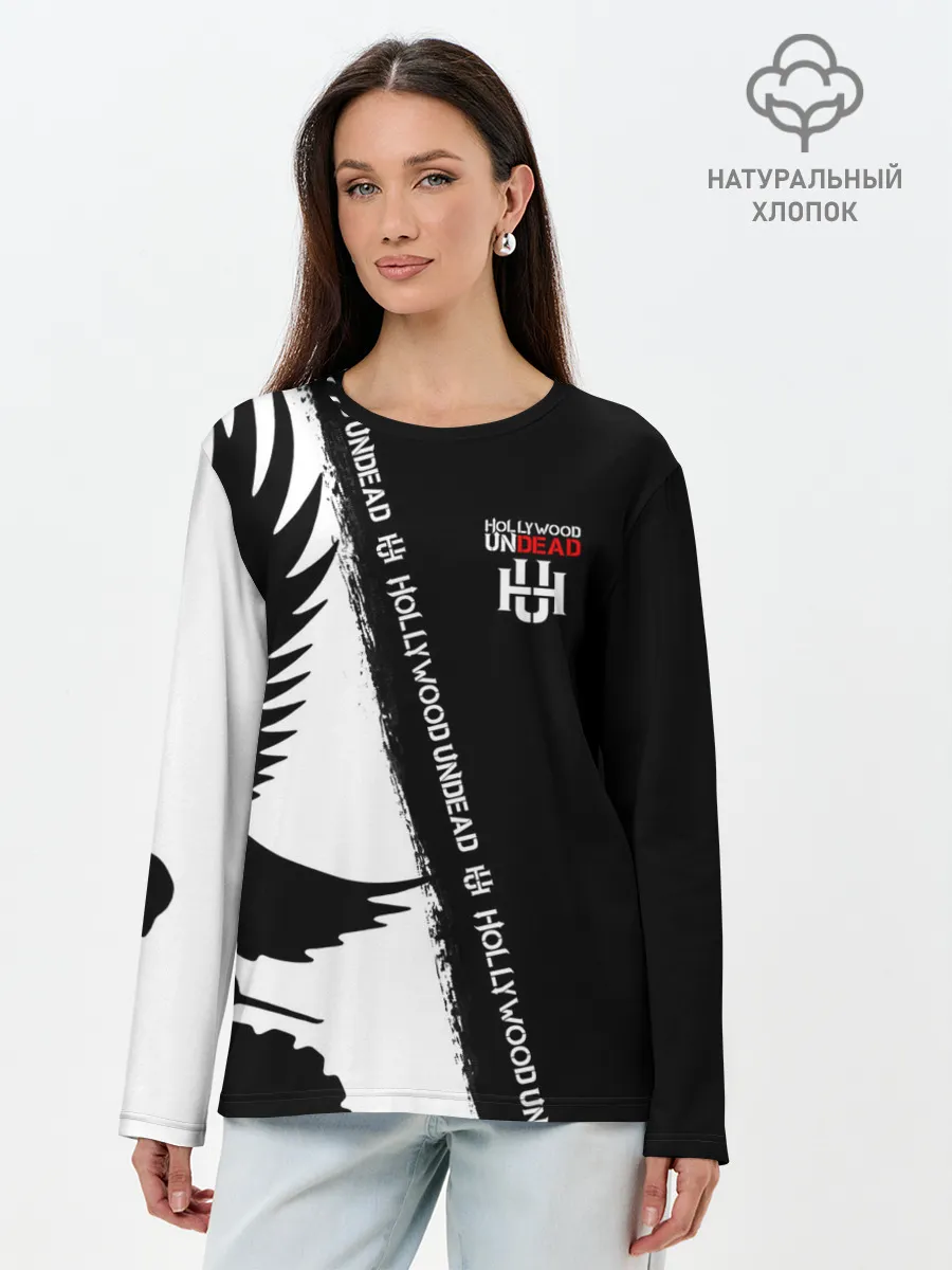 Лонгслив женский. Хлопок / Hollywood Undead