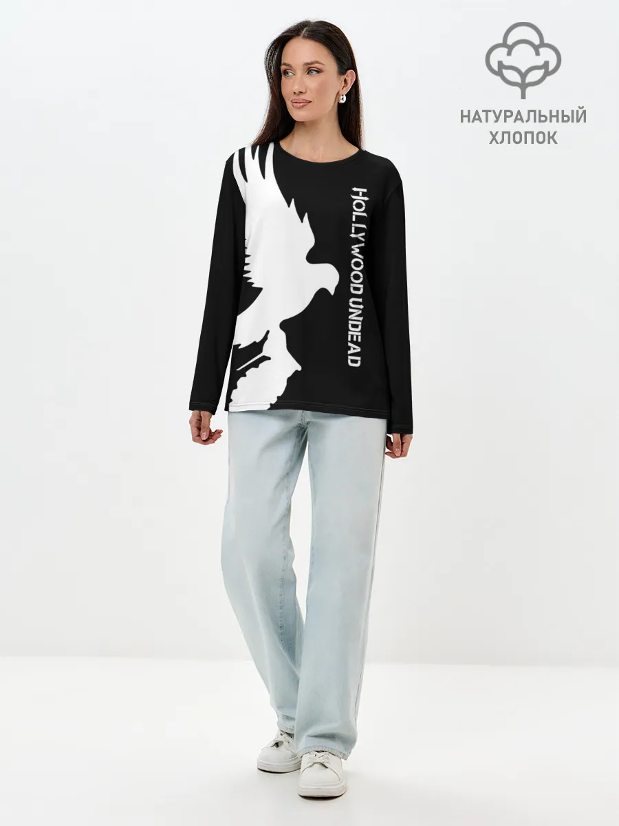 Лонгслив женский. Хлопок / Hollywood Undead