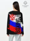 Лонгслив женский. Хлопок / Boxing Russia Team