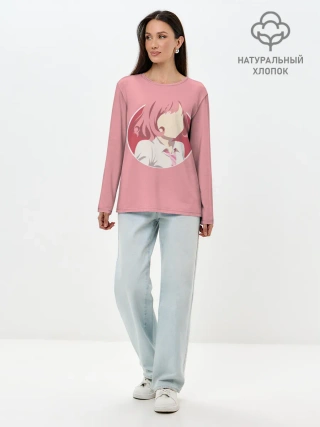 Лонгслив женский. Хлопок / Kofuku