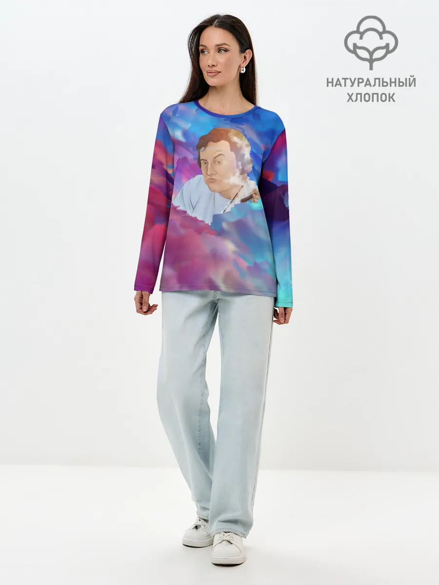 Лонгслив женский. Хлопок / ИЛОН МАСК
