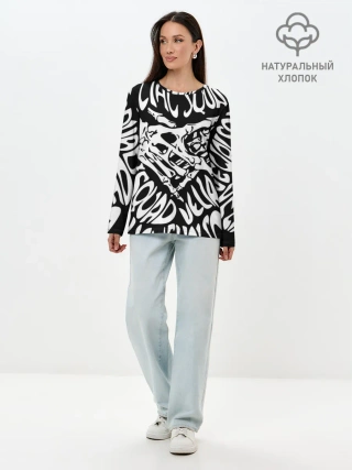 Лонгслив женский. Хлопок / VELIAL SQUAD