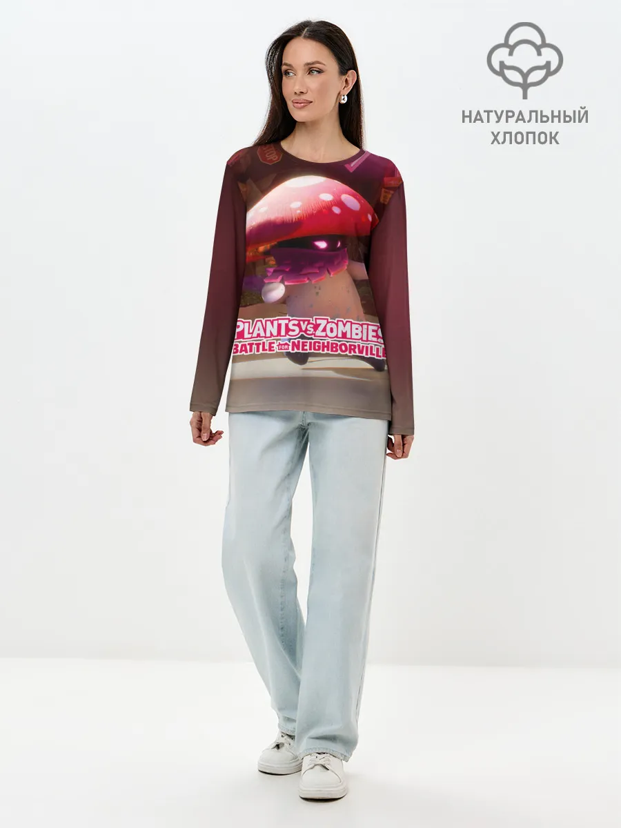 Лонгслив женский. Хлопок / Battle For Neighborville