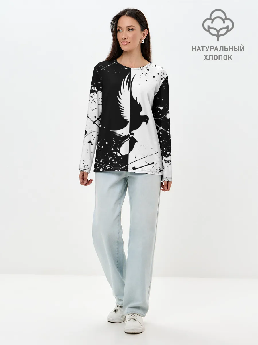 Лонгслив женский. Хлопок / HOLLYWOOD UNDEAD