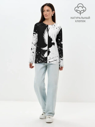 Лонгслив женский. Хлопок / HOLLYWOOD UNDEAD