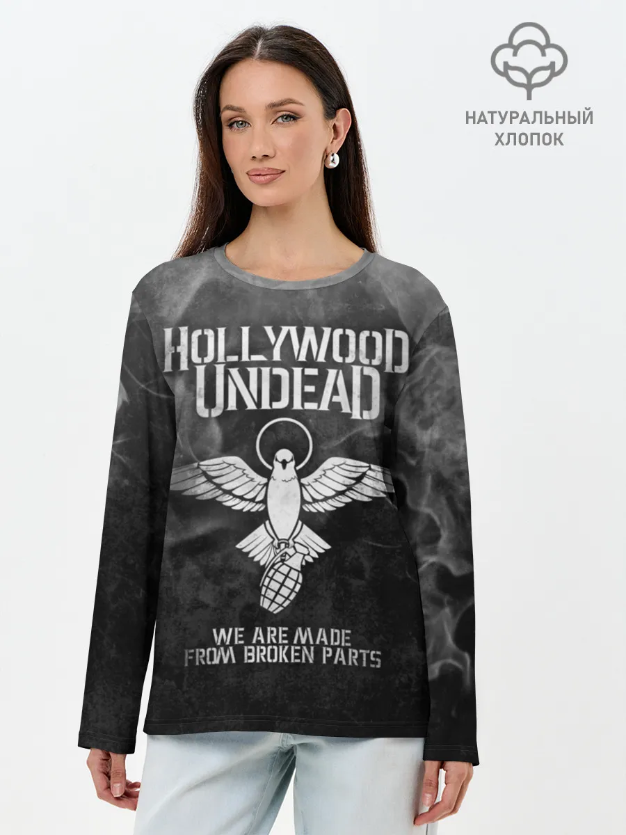 Лонгслив женский. Хлопок / Hollywood Undead