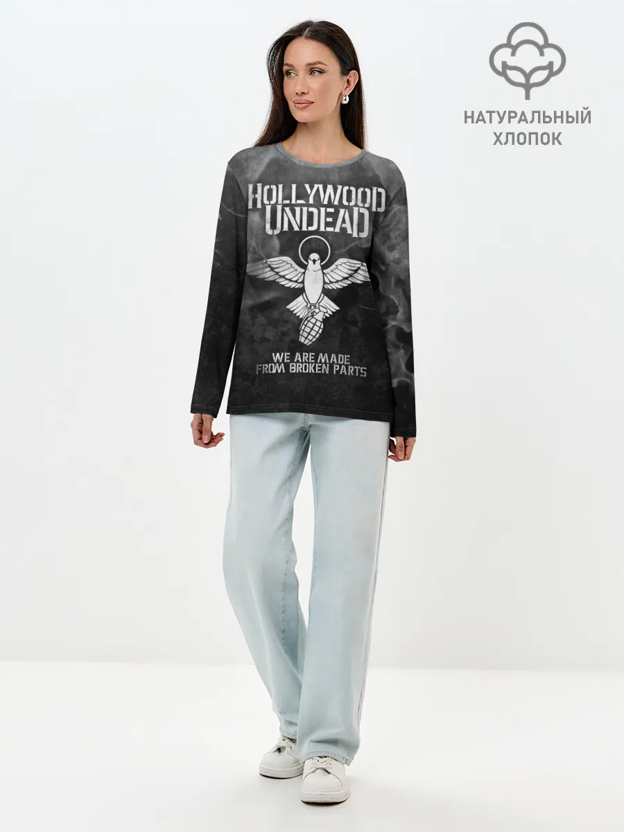 Лонгслив женский. Хлопок / Hollywood Undead