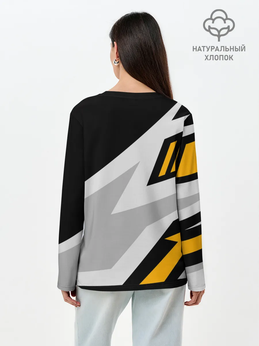 Лонгслив женский. Хлопок / Metal Gear