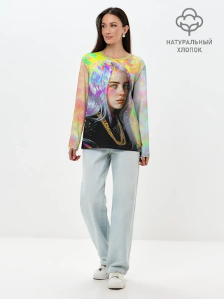 Лонгслив женский. Хлопок / BILLIE EILISH