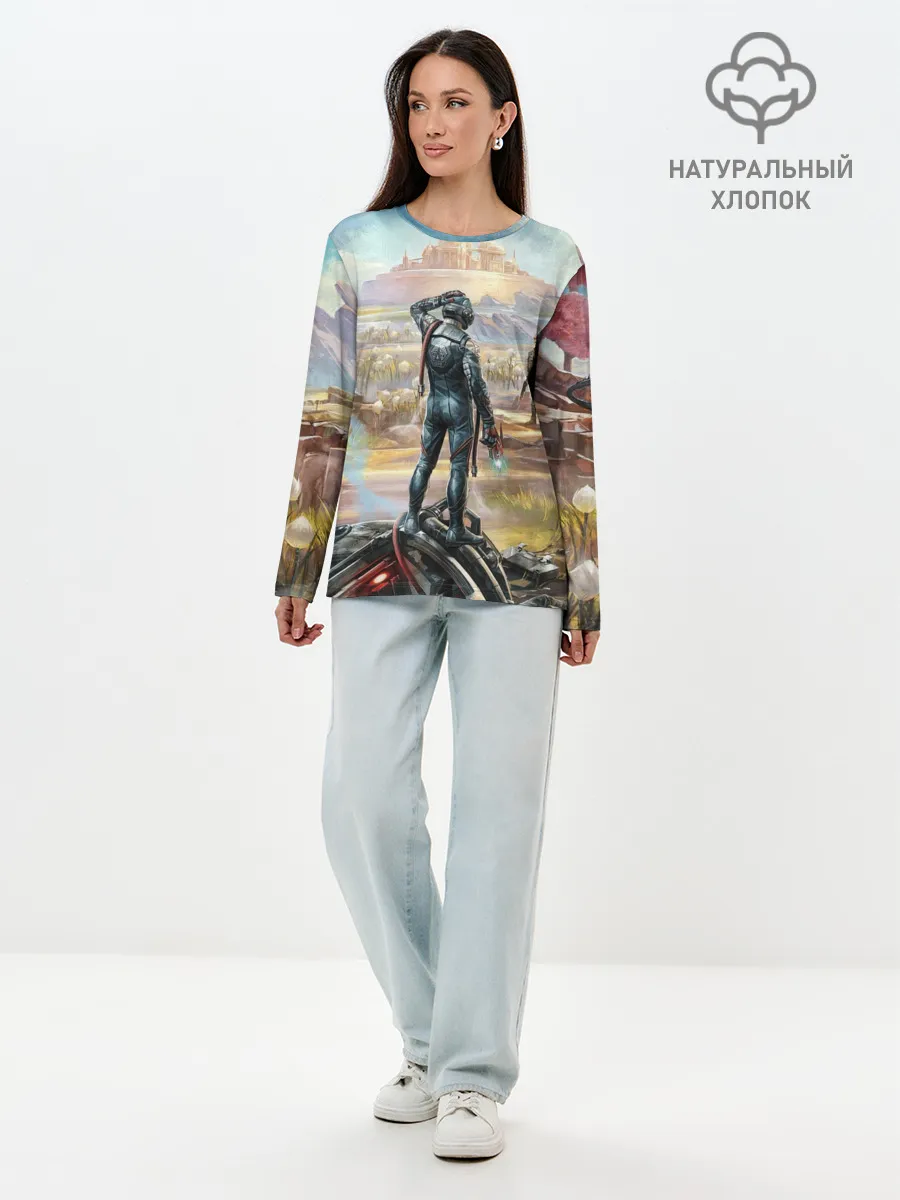 Лонгслив женский. Хлопок / The Outer Worlds