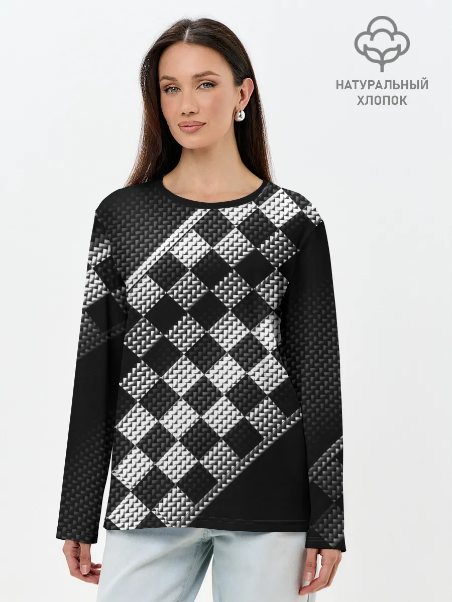 Лонгслив женский. Хлопок / Finish